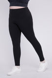 Plus Premium Cotton Full Length Leggings