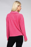 Brushed Melange Hacci Collared Sweater