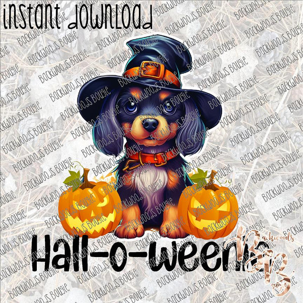 Hall-o-weenie INSTANT DOWNLOAD print file PNG