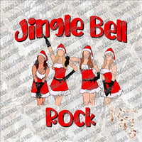 Jingle Bell Rock SUBLIMATION Transfer READY to PRESS