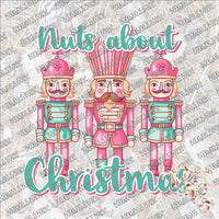 Nuts about Christmas SUBLIMATION Transfer READY to PRESS