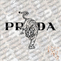 Prada Tiger Inspired SUBLIMATION Transfer READY to PRESS