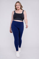 Plus Premium Cotton Full Length Leggings