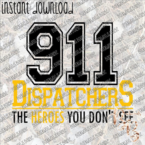 911 Dispatchers INSTANT DOWNLOAD print file PNG