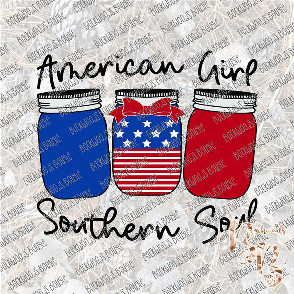 American Girl Southern Soul SUBLIMATION Transfer READY to PRESS