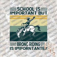 Bronc Riding Importanter SUBLIMATION Transfer READY to PRESS