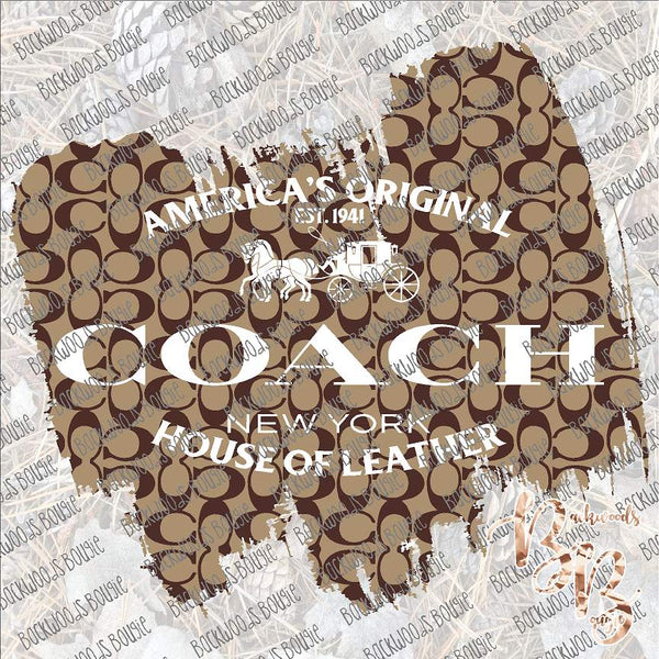 Coach Distressed SUBLIMATION Transfer READY to PRESS