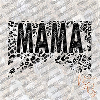 Distressed Leopard Mama Cigarette Box SUBLIMATION Transfer READY to PRESS