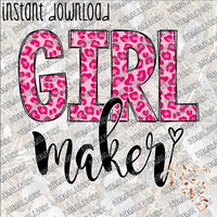 Girl Maker INSTANT DOWNLOAD print file PNG