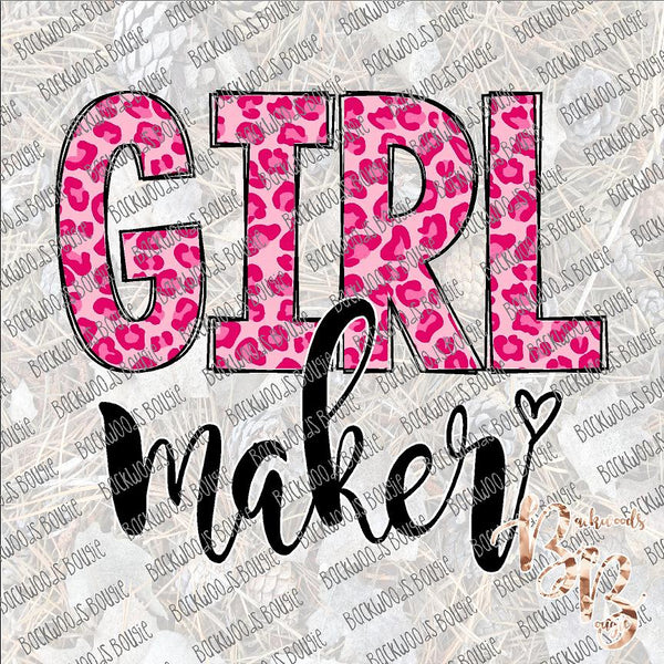 Girl Maker SUBLIMATION Transfer READY to PRESS