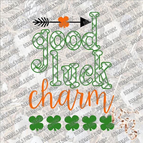 Good Luck Charm SUBLIMATION Transfer READY to PRESS