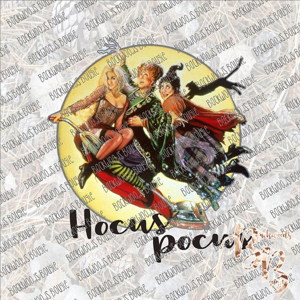 Hocus Pocus Moon SUBLIMATION Transfer READY to PRESS