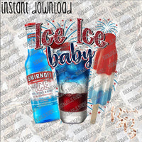 Ice Ice Baby INSTANT DOWNLOAD print file PNG