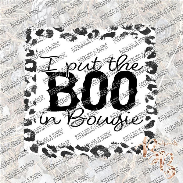 I put the BOO in Bougie SUBLIMATION Transfer READY to PRESS