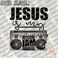 Jesus is my Jam INSTANT DOWNLOAD print file PNG