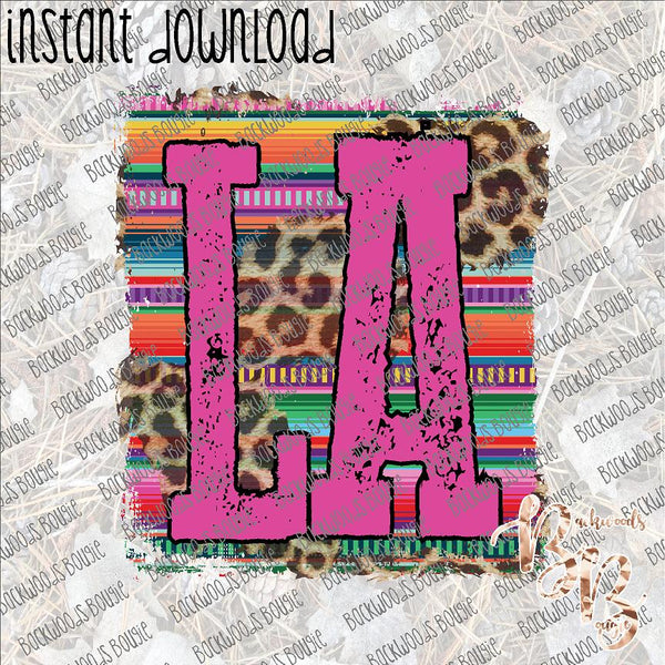 Leopard Serape LA INSTANT DOWNLOAD print file PNG