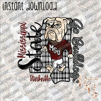 MSU Bully State INSTANT DOWNLOAD print file PNG