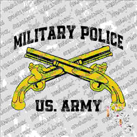 Military Police SUBLIMATION Transfer READY to PRESS