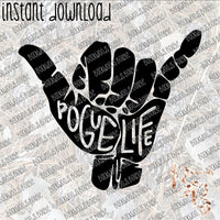 Pogue Life Hand INSTANT DOWNLOAD print file PNG