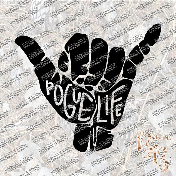 Pogue Life Hand SUBLIMATION Transfer READY to PRESS