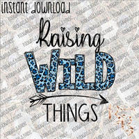 Raising Wild Things and Raising a Wild Thing (boy) SET (two files) INSTANT DOWNLOAD print file PNG