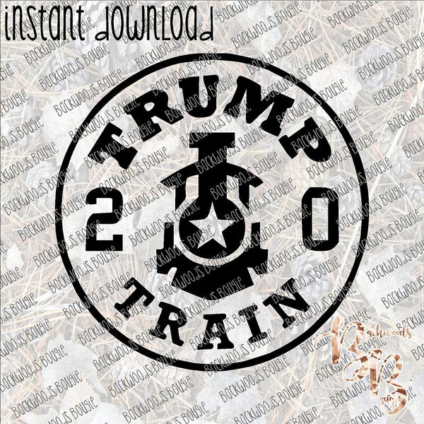 Trump Train INSTANT DOWNLOAD print file PNG