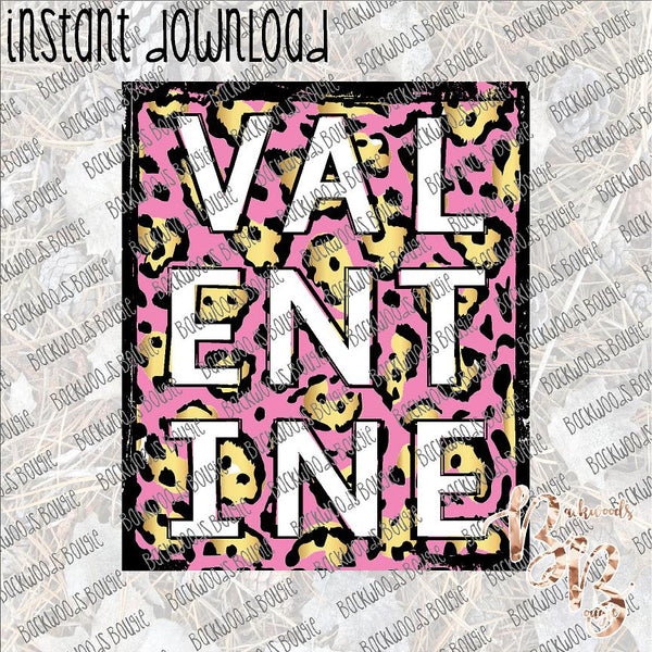 Valentine INSTANT DOWNLOAD print file PNG