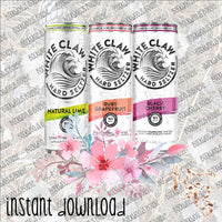 White Claw Floral INSTANT DOWNLOAD print file PNG