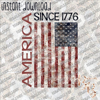 America since 1776 INSTANT DOWNLOAD print file PNG