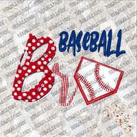 Baseball Bro SUBLIMATION Transfer READY to PRESS