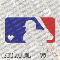 Baseball Logo INSTANT DOWNLOAD cut file SVG