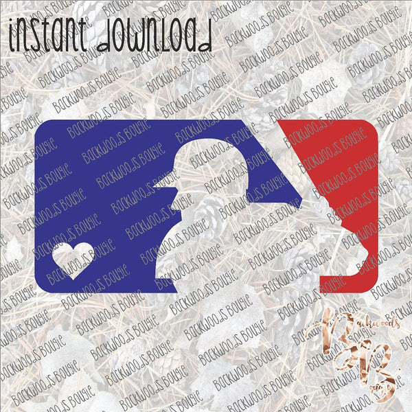 Baseball Logo INSTANT DOWNLOAD print file PNG