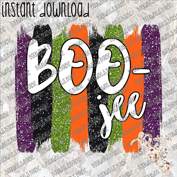 Boo-jee Brushstrokes INSTANT DOWNLOAD print file PNG