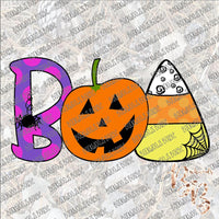 Boo Candy Corn SUBLIMATION Transfer READY to PRESS