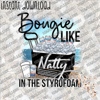 Bougie like Natty in the Styrofoam INSTANT DOWNLOAD print file PNG