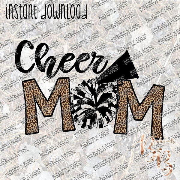 Cheer Mom 2 INSTANT DOWNLOAD print file PNG