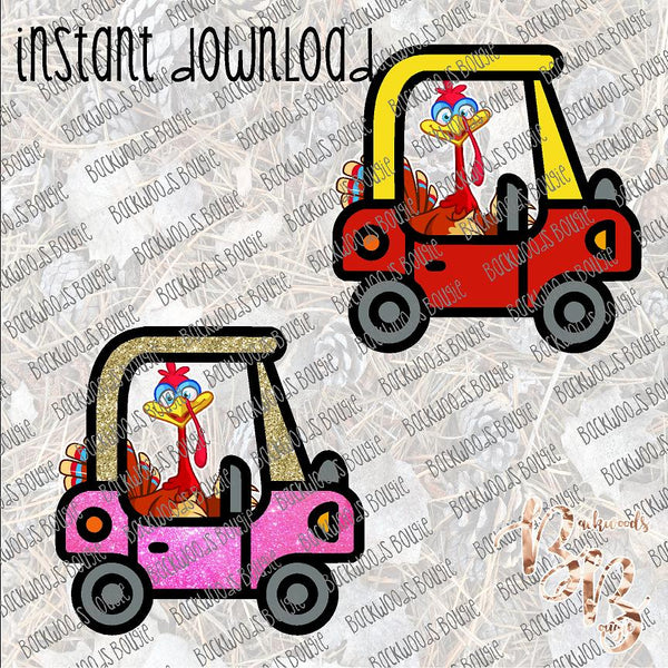 Cozy Coupe Thanksgiving Set INSTANT DOWNLOAD print file PNG
