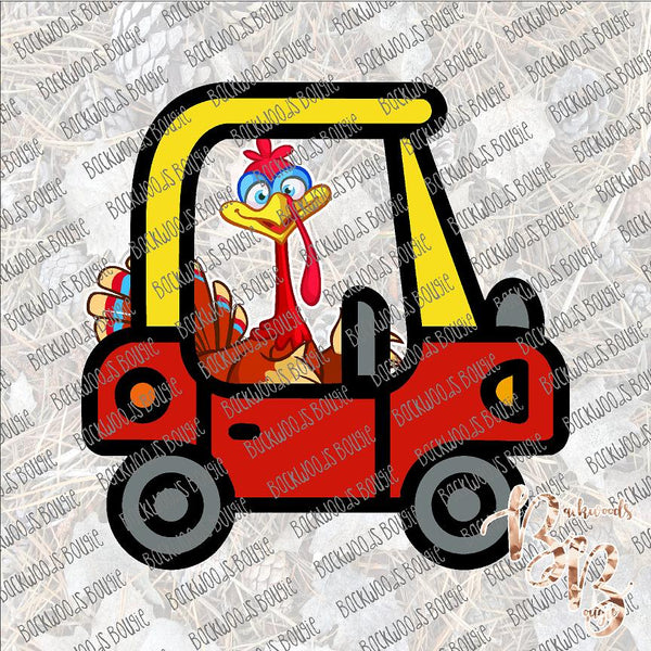 Cozy Coupe Thanksgiving Boy SUBLIMATION Transfer READY to PRESS