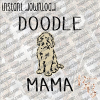 Doodle Mama INSTANT DOWNLOAD print file PNG