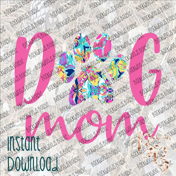 Dog Mom INSTANT DOWNLOAD print file PNG