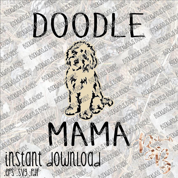 Doodle Mama INSTANT DOWNLOAD cut file SVG