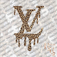 Dipping LV Leopard SUBLIMATION Transfer READY to PRESS