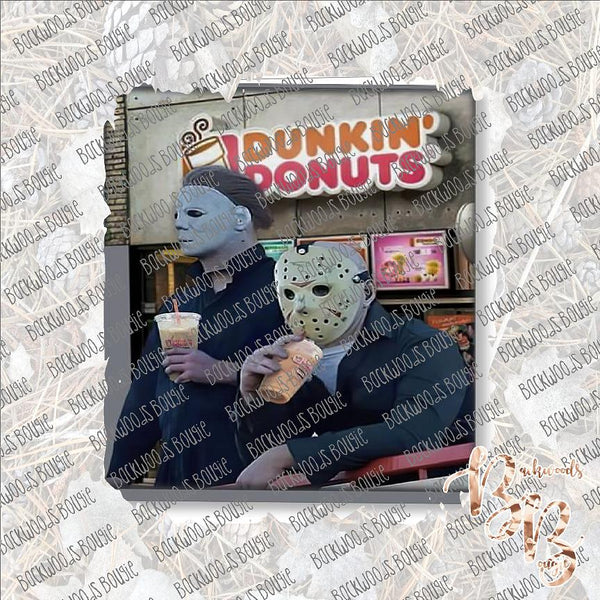 Dunkin' Donuts Horror SUBLIMATION Transfer READY to PRESS