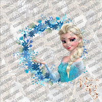 Elsa Wreath SUBLIMATION Transfer READY to PRESS