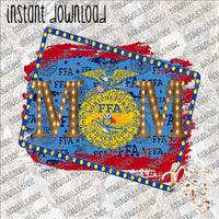 FFA Mom INSTANT DOWNLOAD print file PNG