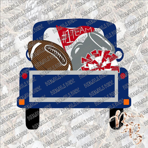 Football Truck SUBLIMATION Transfer READY to PRESS