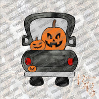 Halloween Truck SUBLIMATION Transfer READY to PRESS