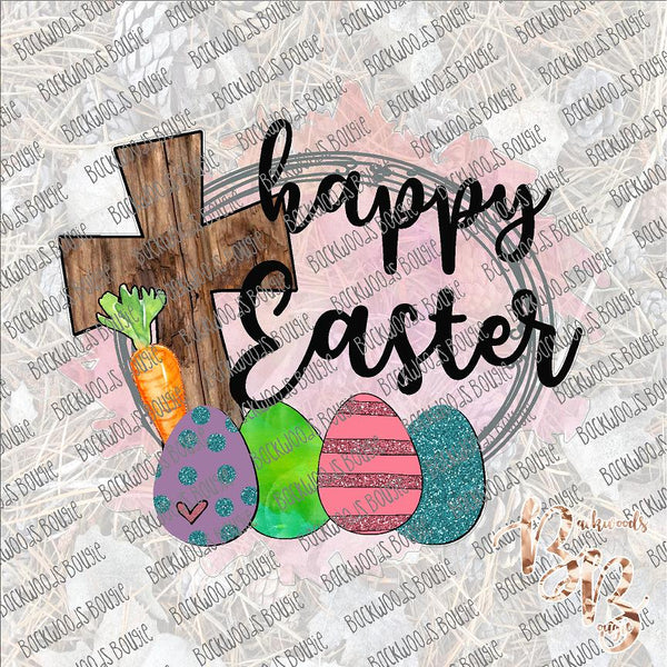 Happy Easter SUBLIMATION Transfer READY to PRESS