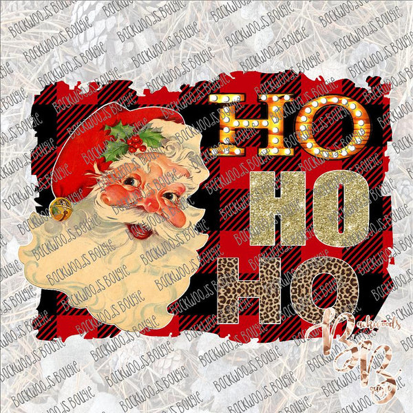 Ho Ho Ho SUBLIMATION Transfer READY to PRESS