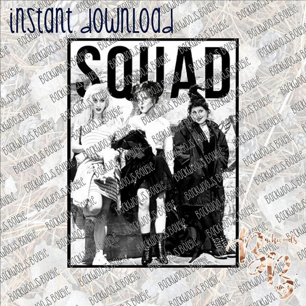 Hocus Pocus Squad INSTANT DOWNLOAD print file PNG